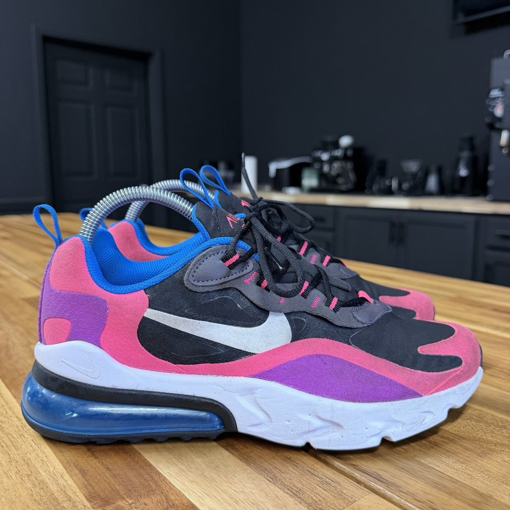 Nike Air Max 270 React GS 'Hyper Pink' Womens Size 7Y Sneakers Shoe BQ0101-001